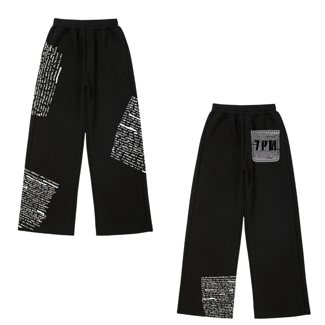 SCRIPPPTED BAGGY JOGGER
