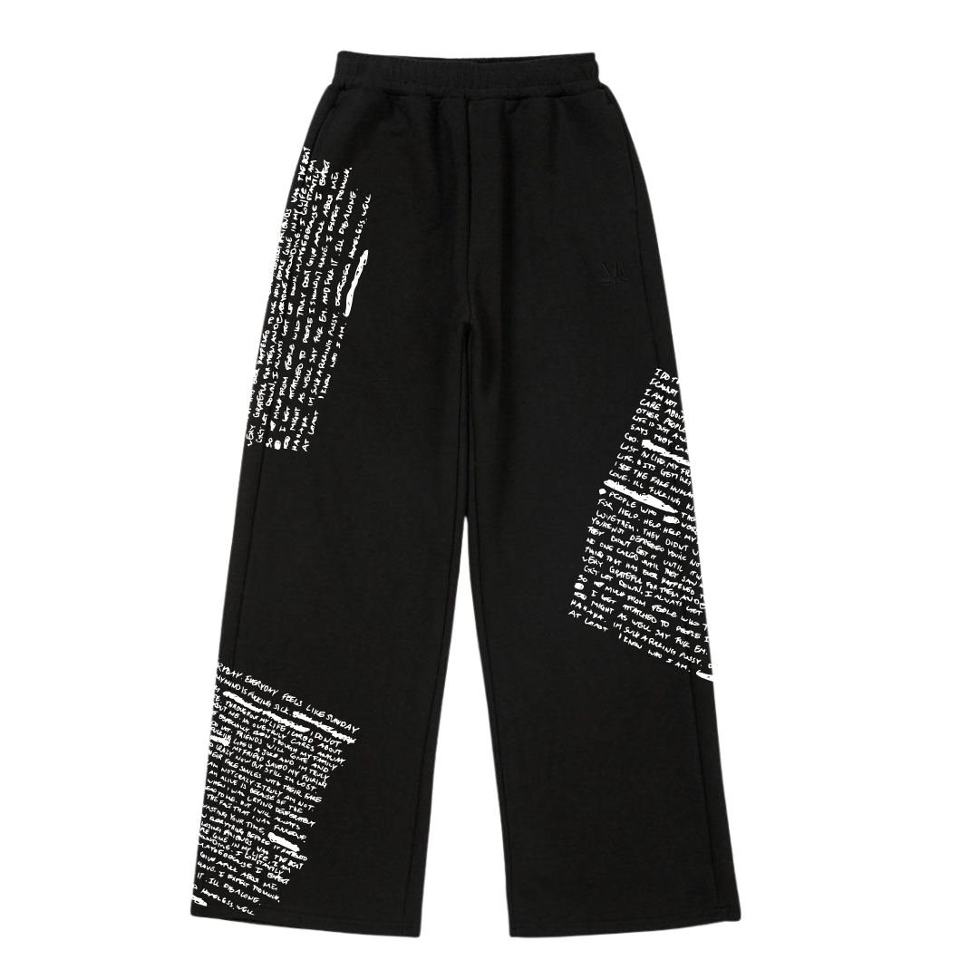 SCRIPPPTED BAGGY JOGGER