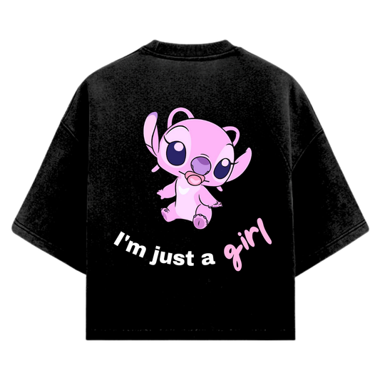M JUST A GIRL TSHIRT