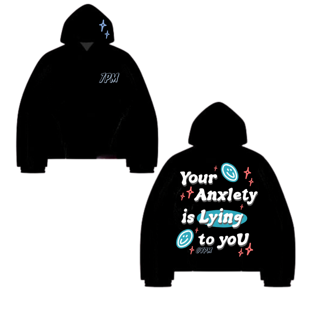 anxiety hoodie