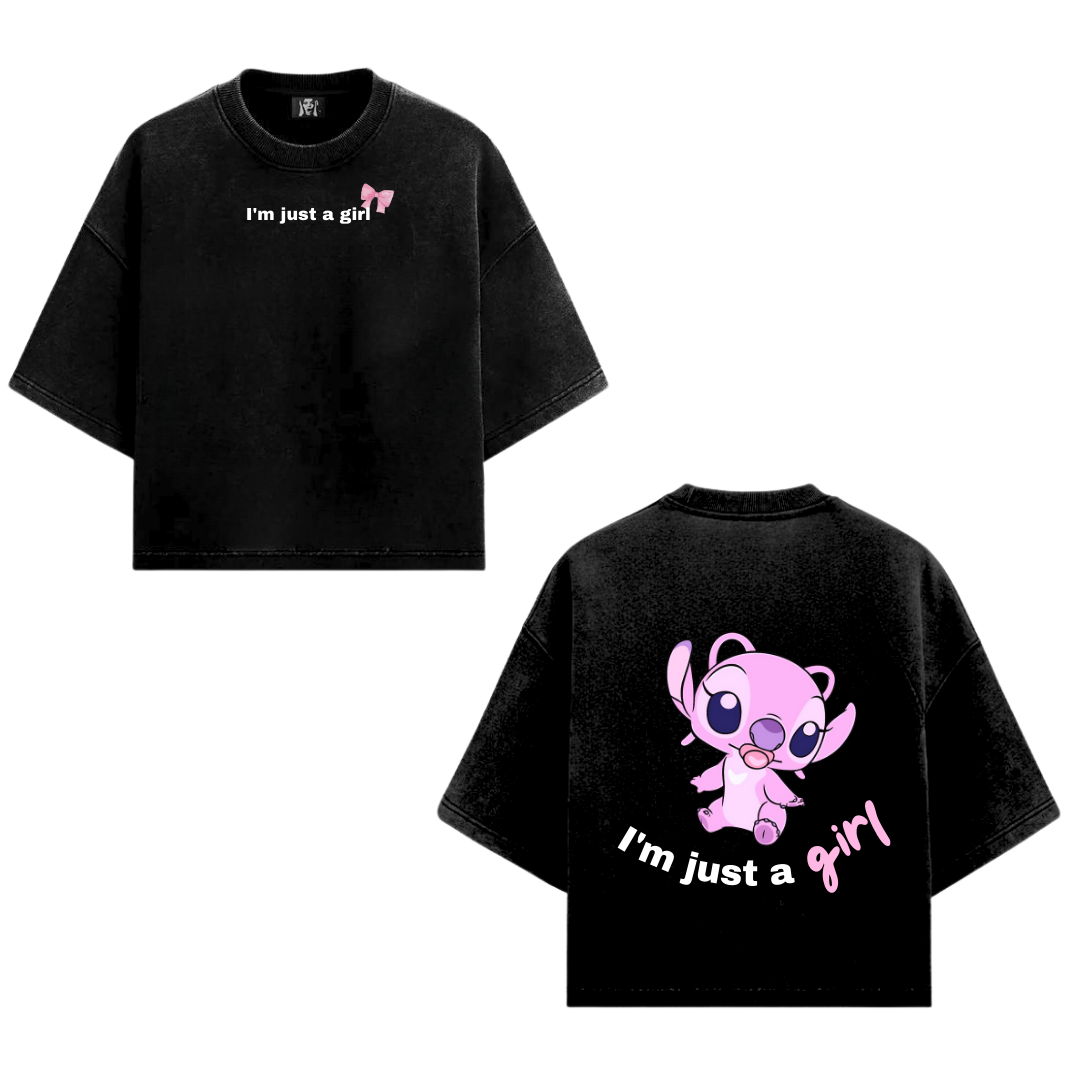M JUST A GIRL TSHIRT